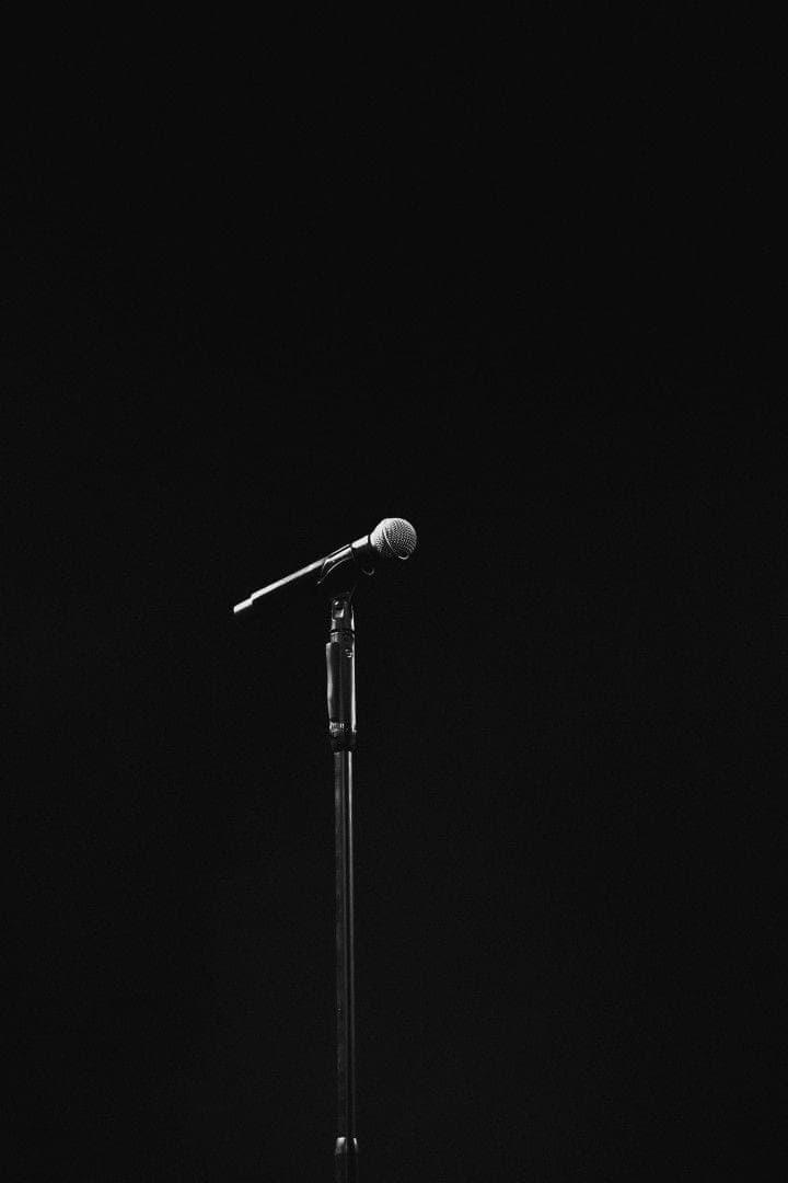 MC hosting a live show organised with Gigbook