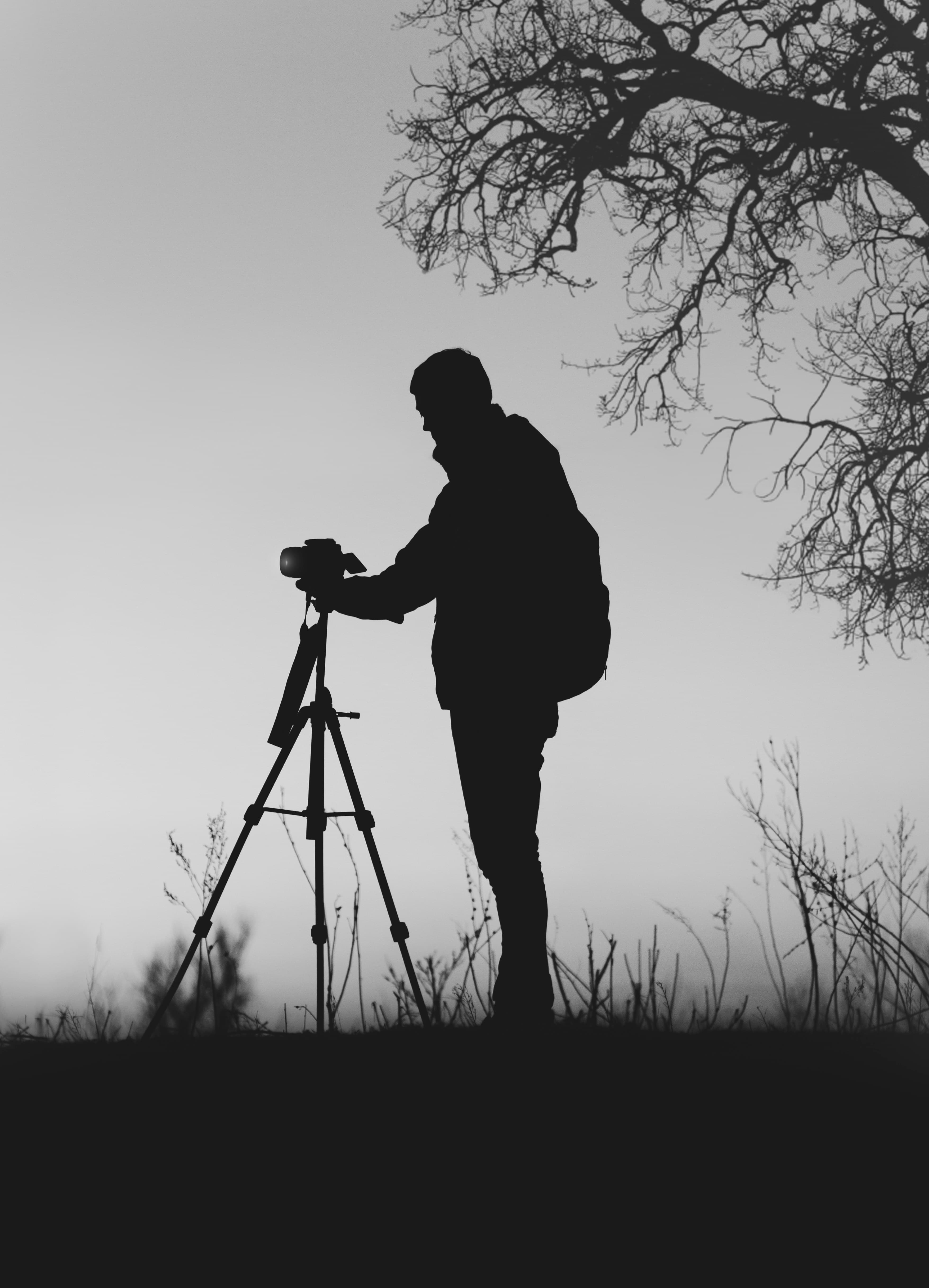 Photographer at an event tracking bookings with Gigbook